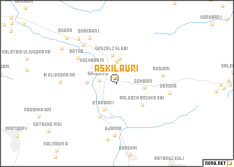 map of Askilauri