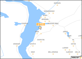 map of Askim