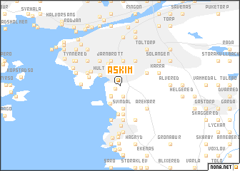 map of Askim