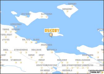 map of Askø By