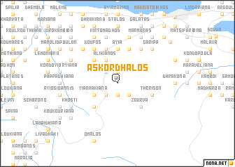 map of Askordhalós