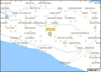 map of Askø