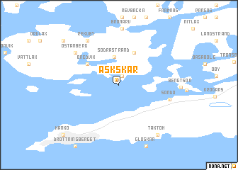 map of Askskär