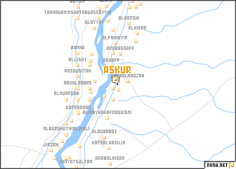 map of Askur