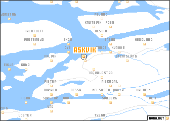 map of Askvik