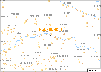 map of Aslam Garhi