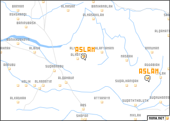 map of Aslam