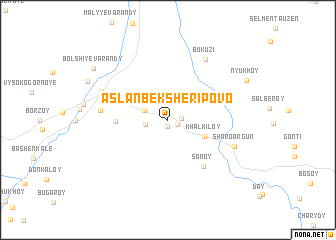 map of Aslanbek-Sheripovo