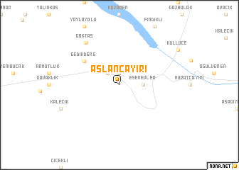 map of Aslançayırı