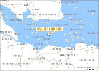 map of Āşl at Tamrah