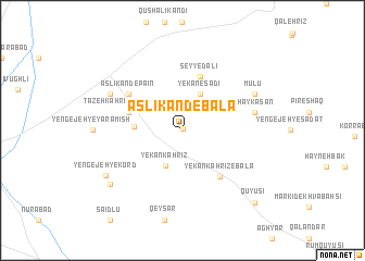 map of Aşlī Kand-e Bālā