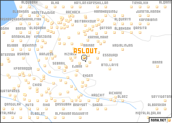 map of Asloût