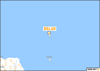 map of Aslum