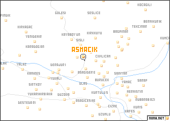 map of Asmacık