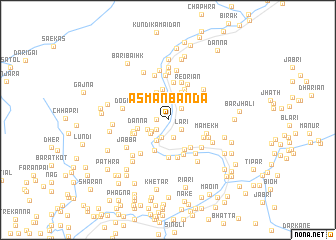map of Asmān Bānda