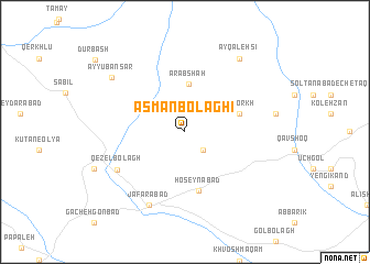 map of Āsmān Bolāghī