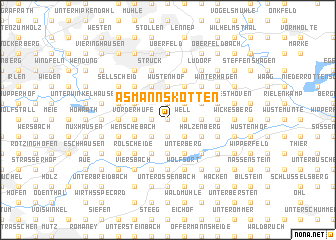 map of Asmannskotten