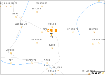 map of Asma