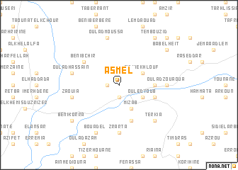 map of Asmel