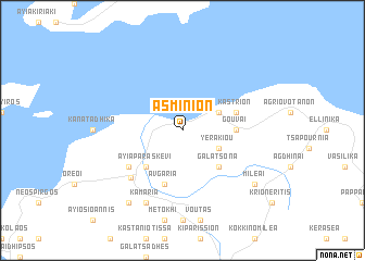 map of Asmínion