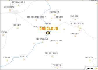 map of Asmolovo