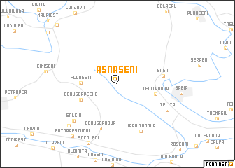 map of (( Asnăşeni ))