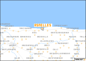 map of Asnelles