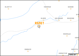 map of Asnet