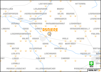 map of Asnière