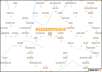 map of Asogomansueiñ