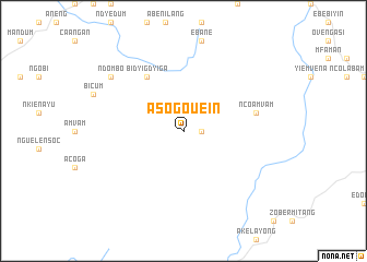 map of Asogoueiñ