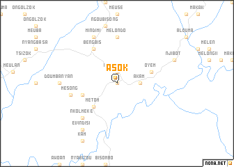 map of Asok