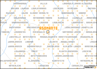 map of Asomante