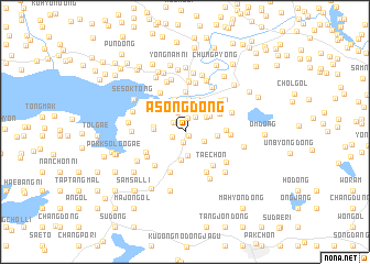 map of Asŏng-dong