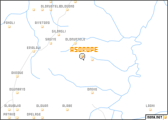 map of Asorope