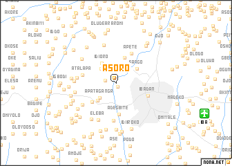 map of Asoro