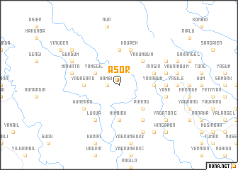 map of Asor