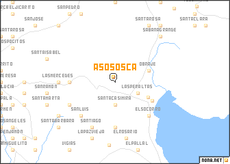 map of Asososca