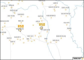 map of Aso