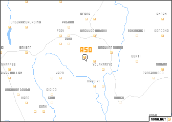 map of Aso