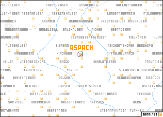 map of Aspach