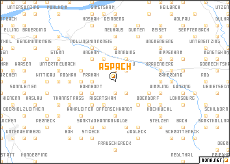 map of Aspach