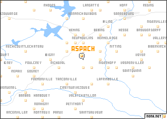 map of Aspach