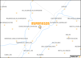 map of Aspariegos