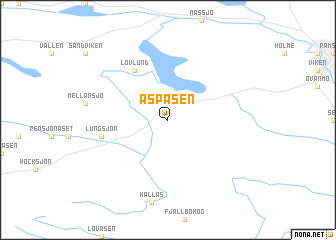 map of Aspåsen