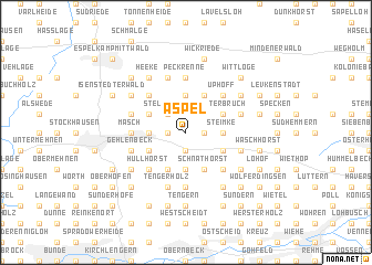 map of Aspel