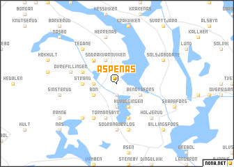 map of Äspenäs