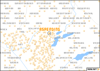 map of Asperding