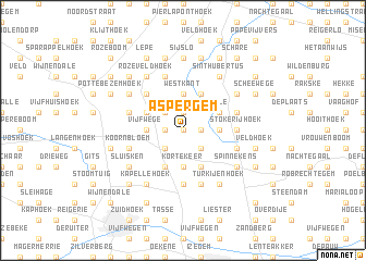 map of Aspergem