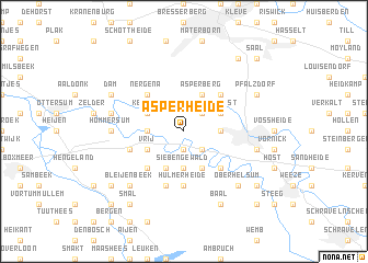 map of Asperheide